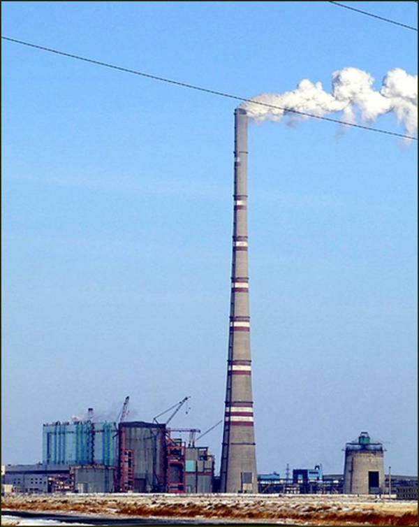 Дымовая труба в Казахстане